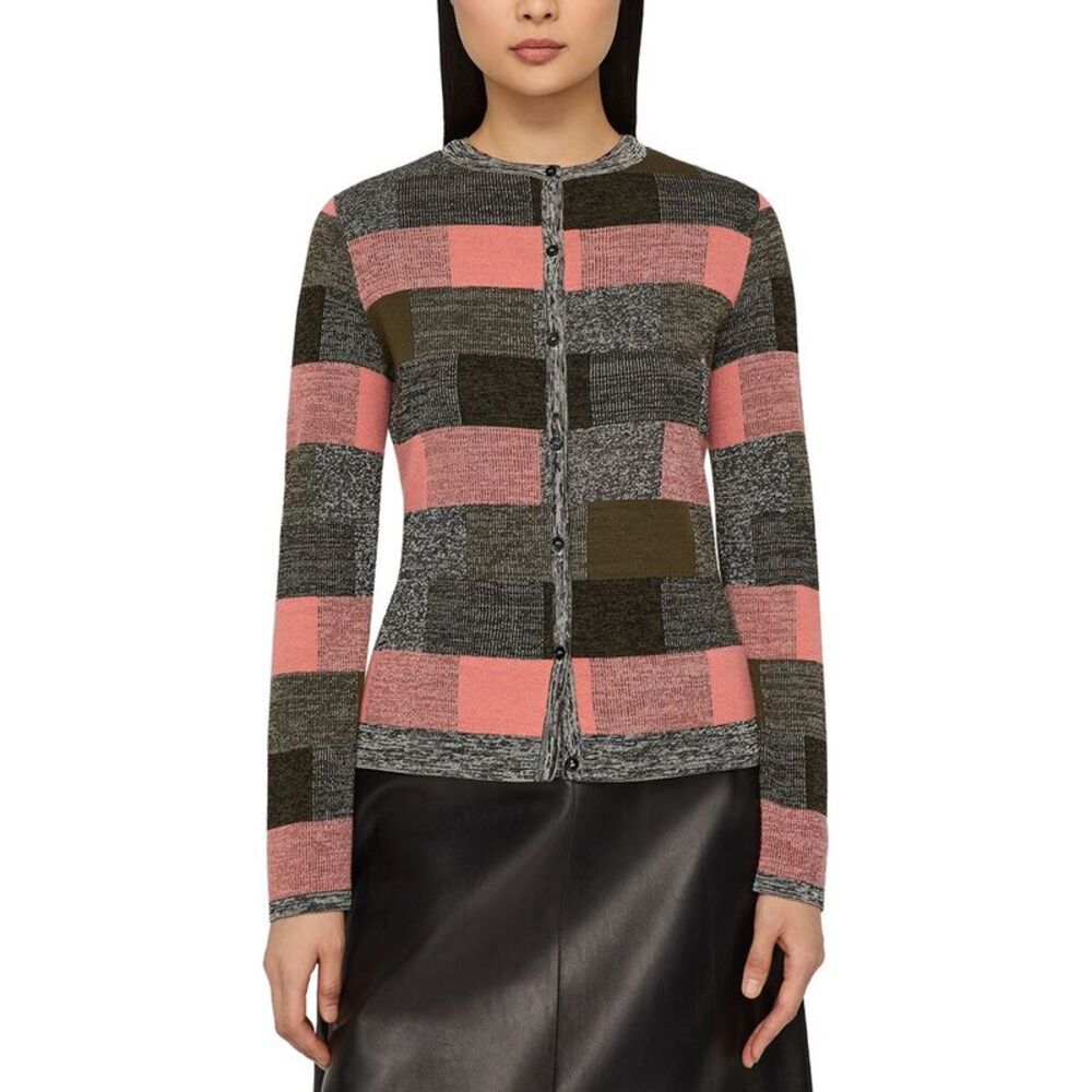 Lafayette 148 New York Womens Silk-Blend Cardigan